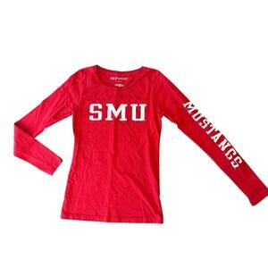 SMU SOUTHERN METHODIST UNIVERSITY Mustangs L/S Redshirt Tee T-Shirt Gameday S